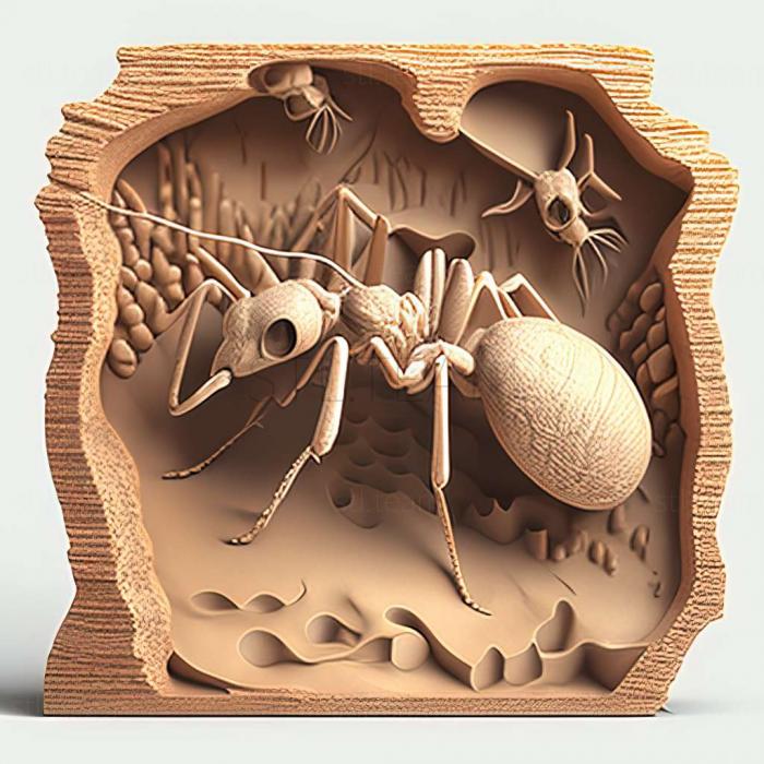 3D модель Lasius psammophilus (STL)